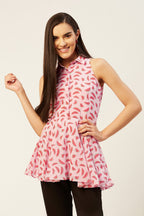 Watermelon Peplum Top