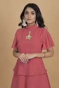 Pink Layered Dress
