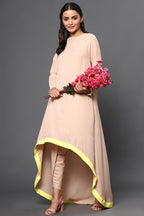 High-Low Kurta with Dhoti Pan