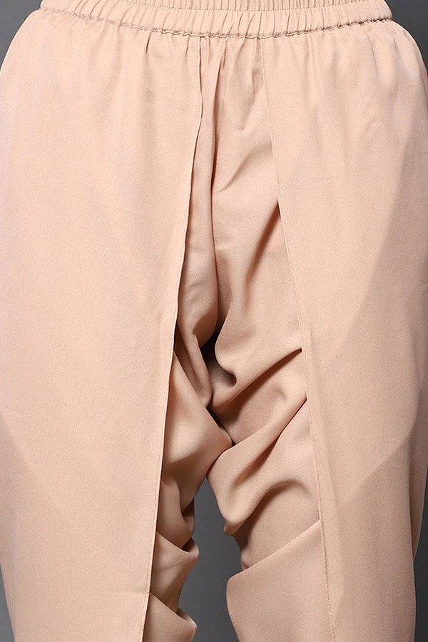 High-Low Kurta with Dhoti Pan