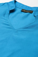 Blue Kurta with Pants