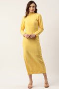 Yellow Backless Dress