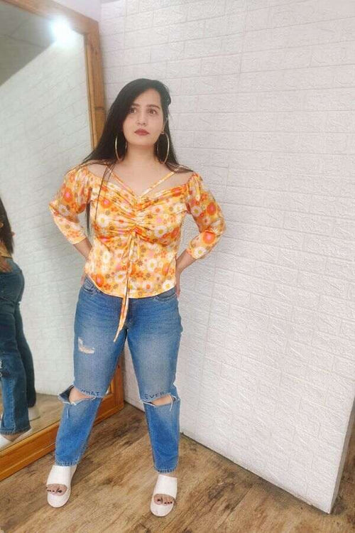 Amber Glow Top