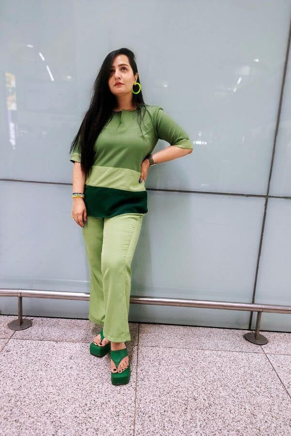 shades of green set