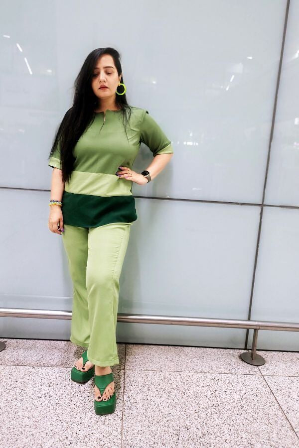 shades of green set