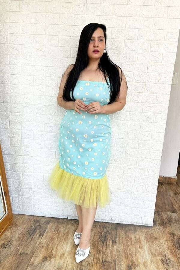 Daisy net dress