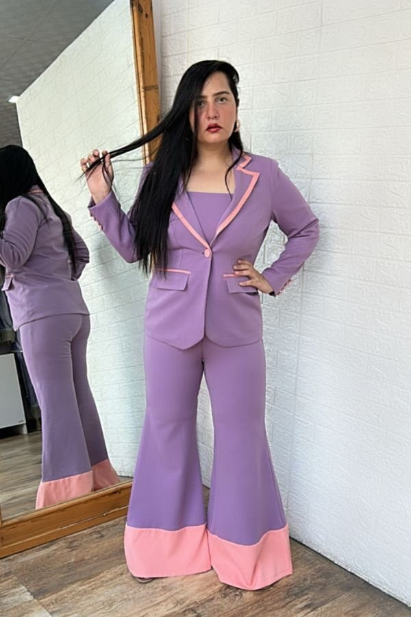 Colourblocked co-ordinate set