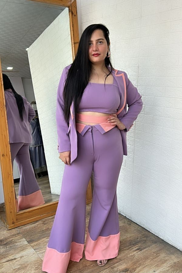 Colourblocked co-ordinate set