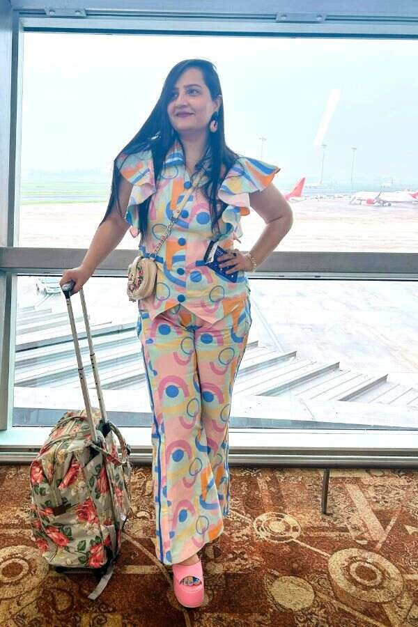 Geometric print co-ord set