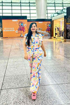 Geometric print co-ord set