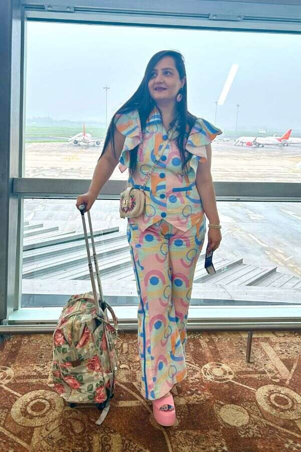 Geometric print co-ord set