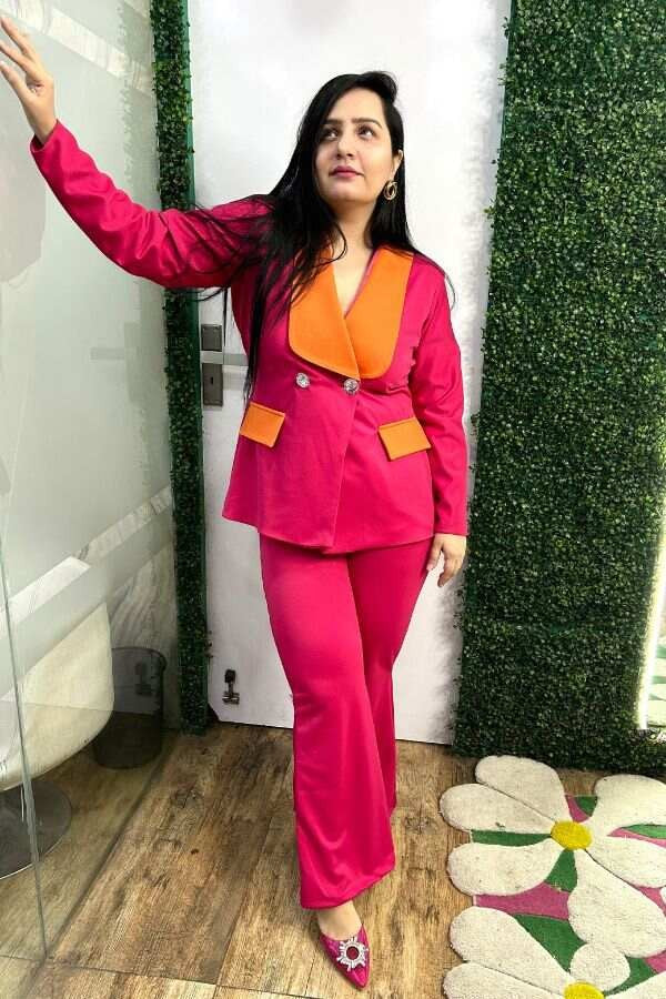 Pink and orange set