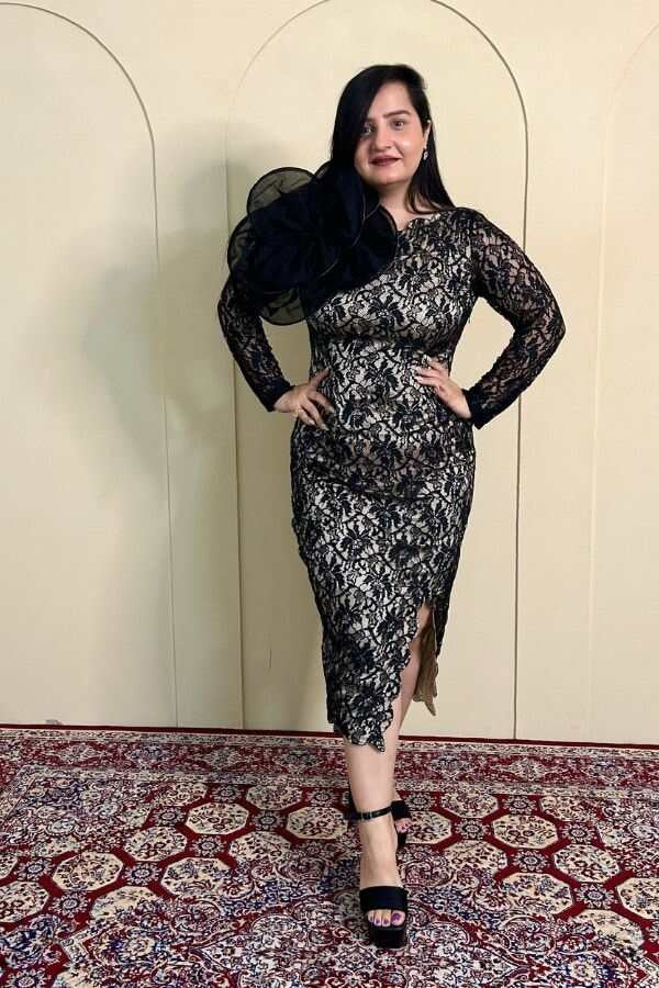Scalloping dress