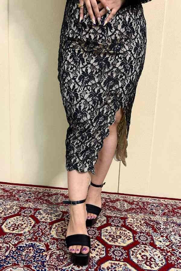 Scalloping dress