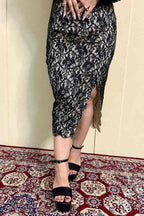 Scalloping dress