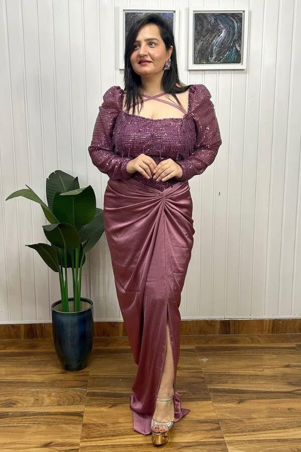 Drape diva dress