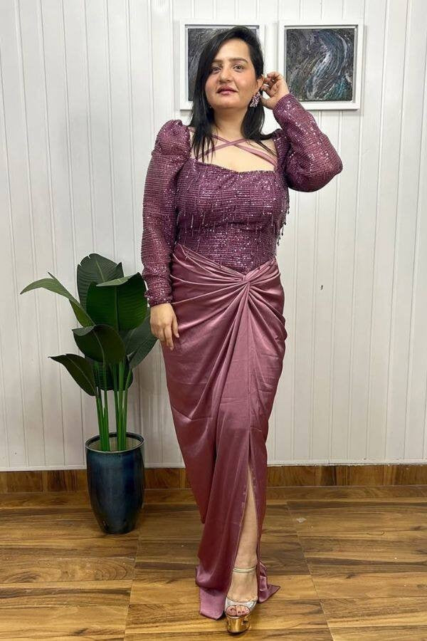 Drape diva dress