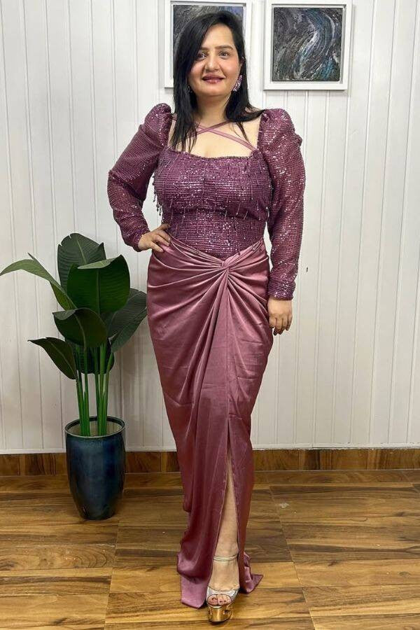 Drape diva dress