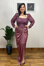 Drape diva dress