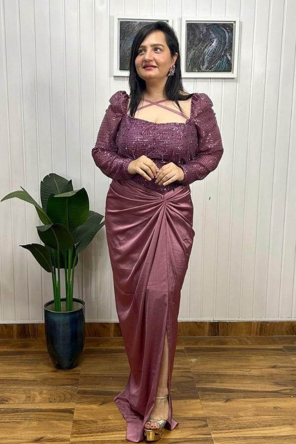 Drape diva dress