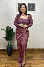 Drape diva dress