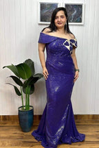 Loving purple dress