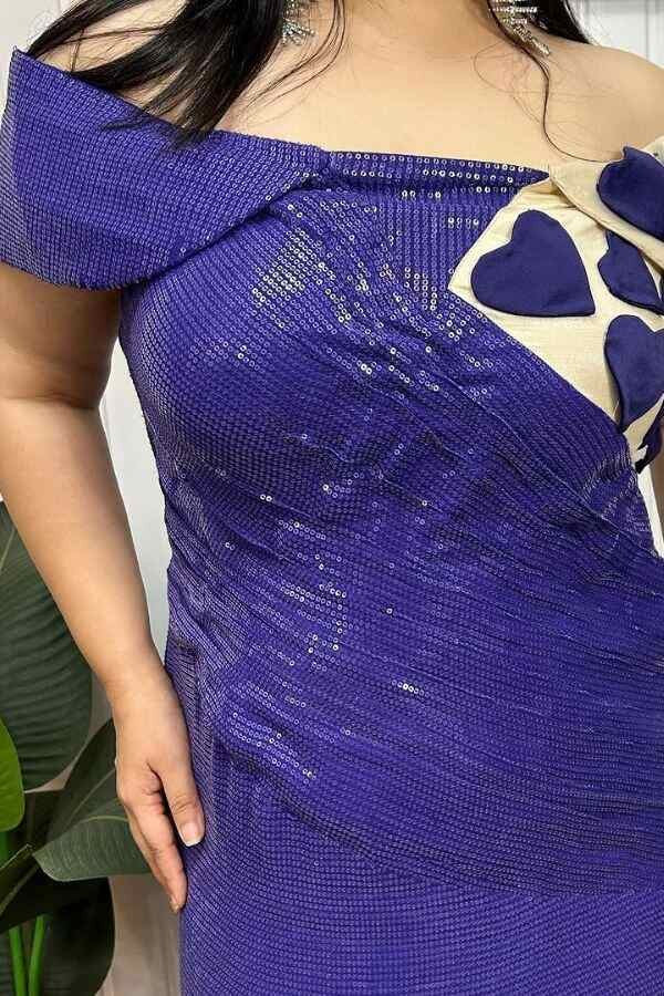 Loving purple dress