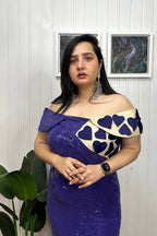 Loving purple dress