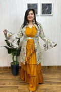 Sitara saaz ruffles saree