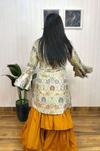 Sitara saaz ruffles saree