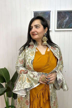 Sitara saaz ruffles saree