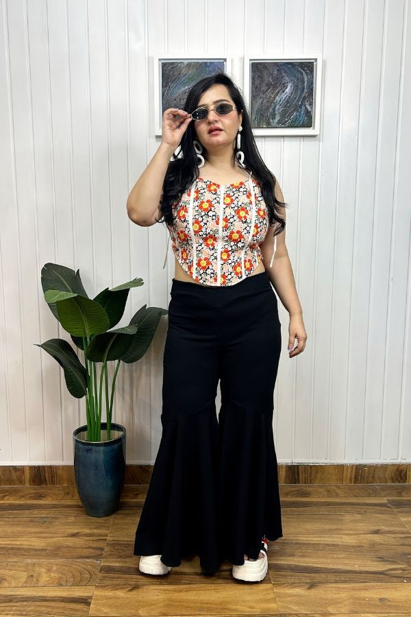 Flares & florals set