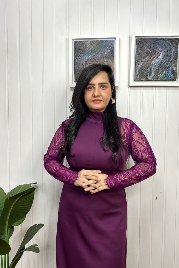 Plum Whimsy Dress