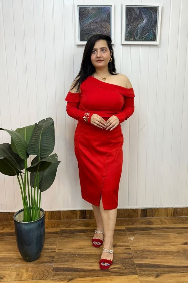 Red affair dress