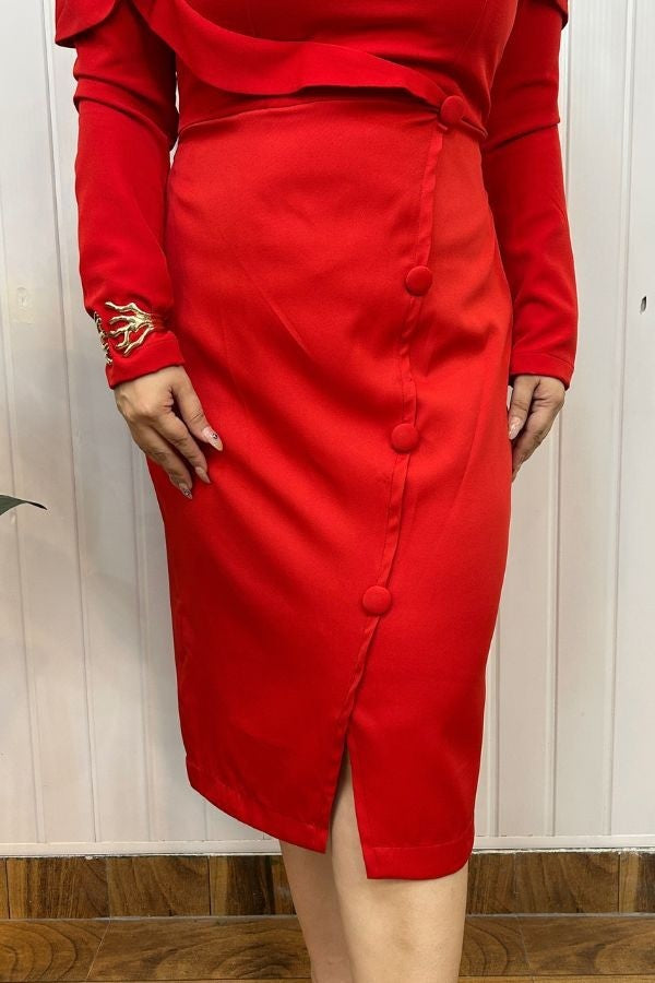 Red affair dress