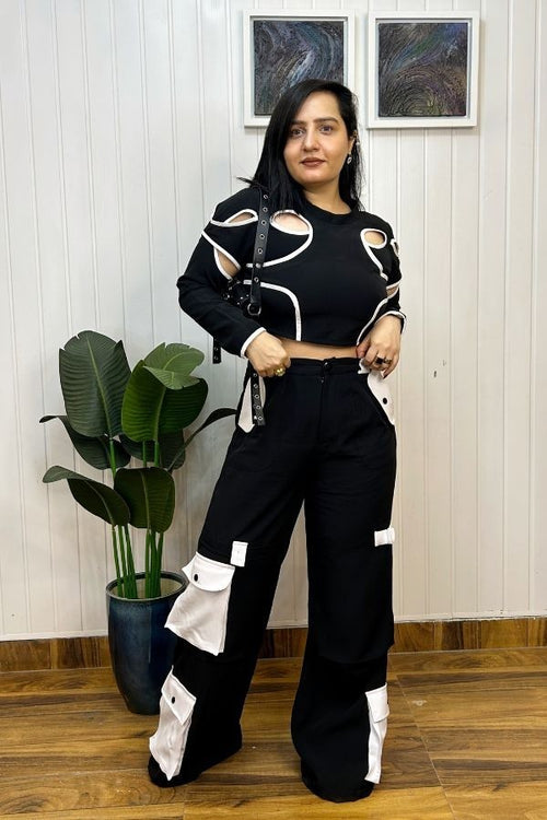 Black & White Street style Co-ord set