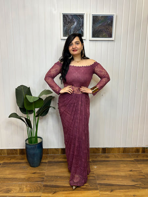 Berry Bloom Lace Dress