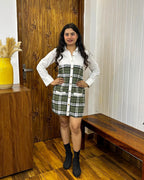 Checkard Shirt Dress