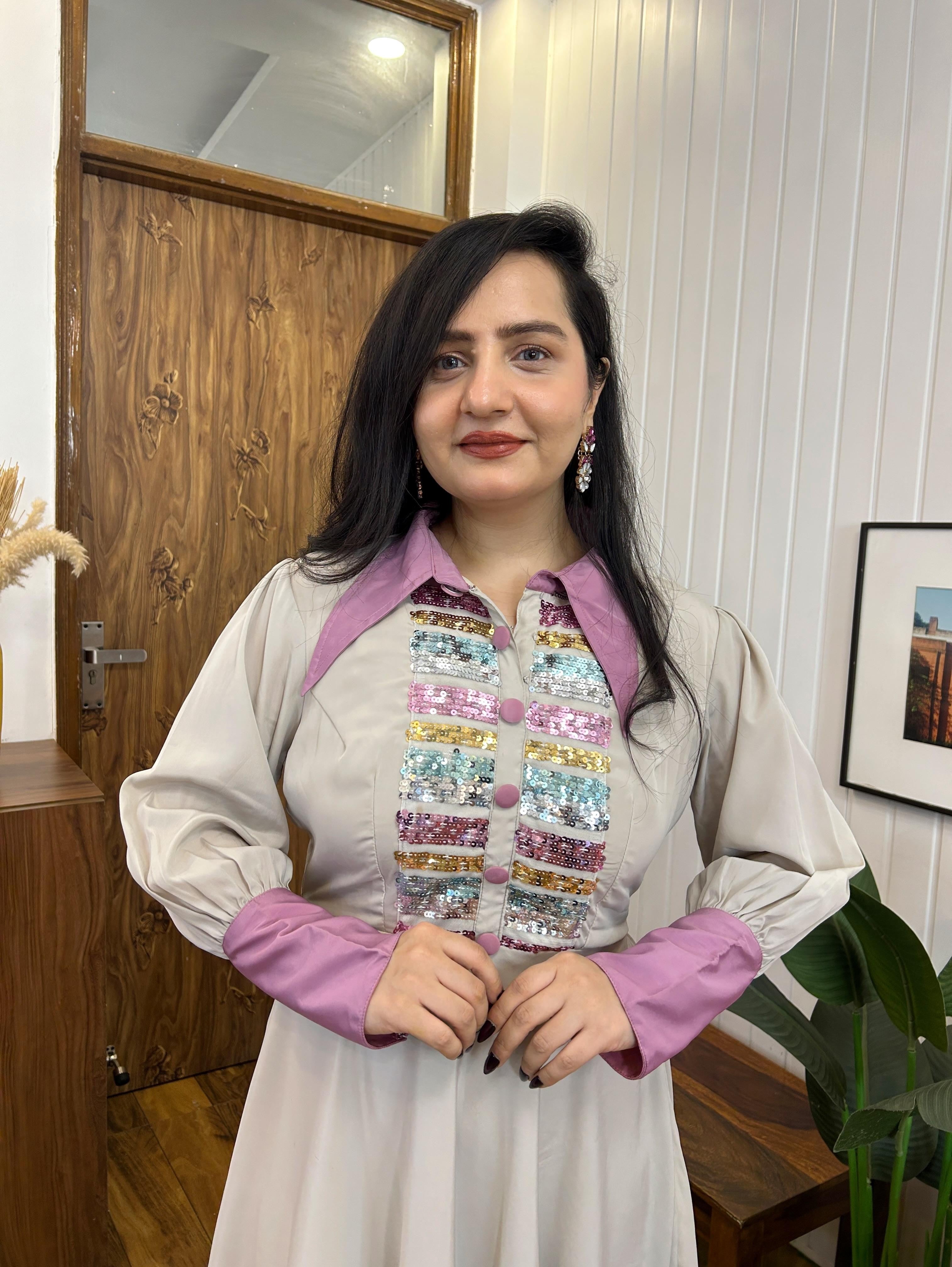 Pastel poetry dress