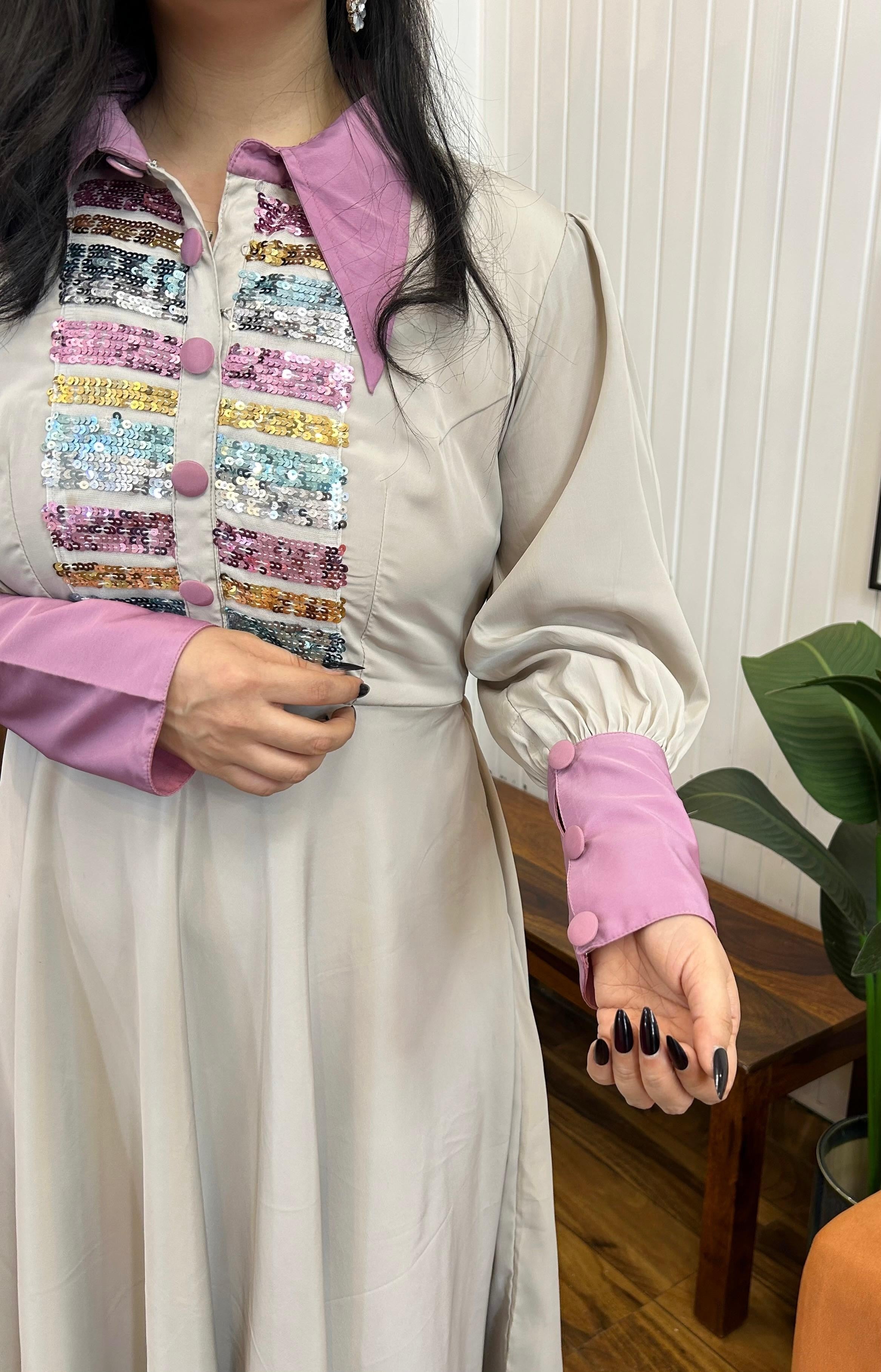 Pastel poetry dress