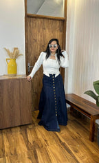 Street luxe denim set