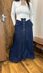 Street luxe denim set