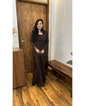 Cocoa luxe power suit