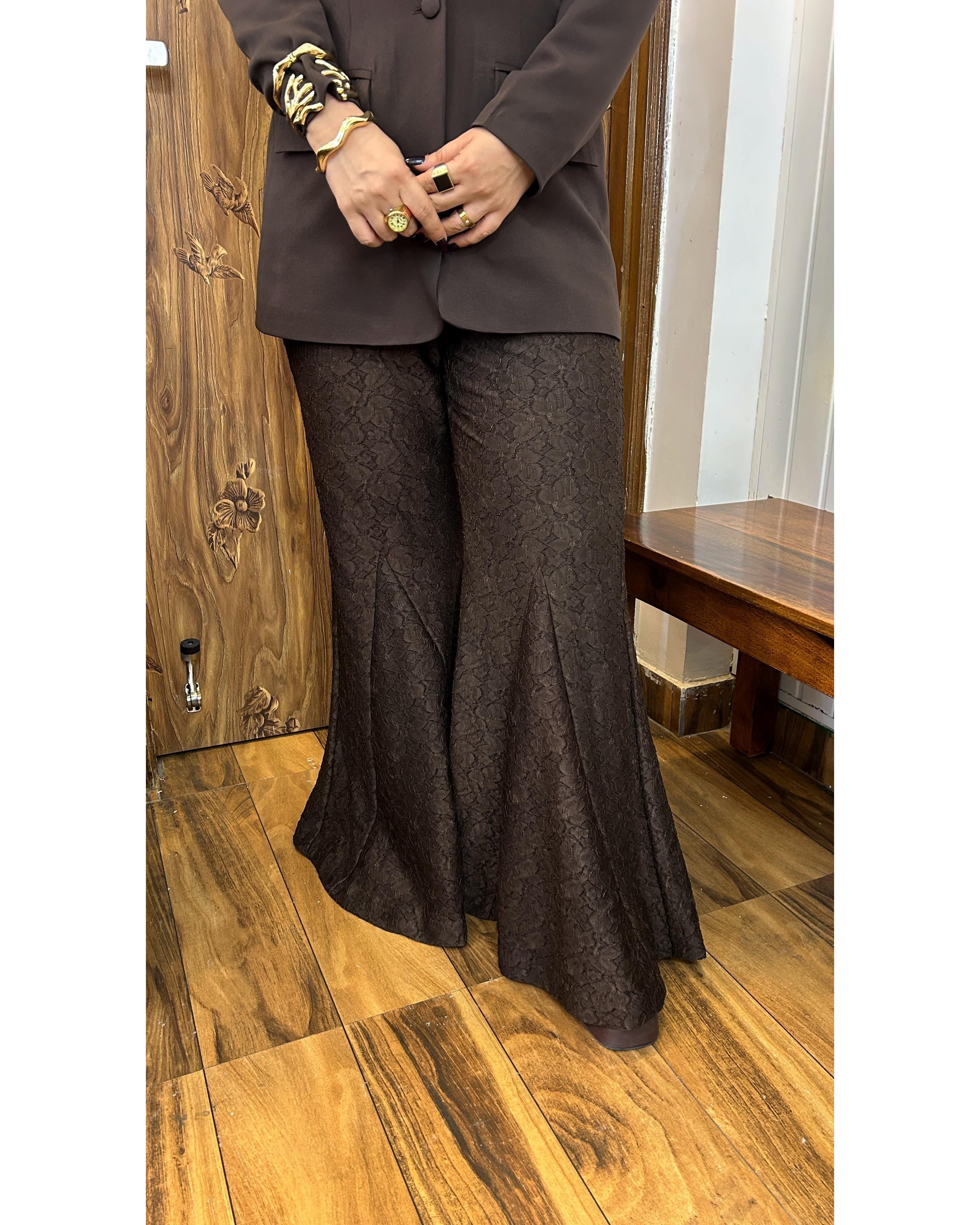 Cocoa luxe power suit