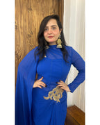Neel noor draped dress