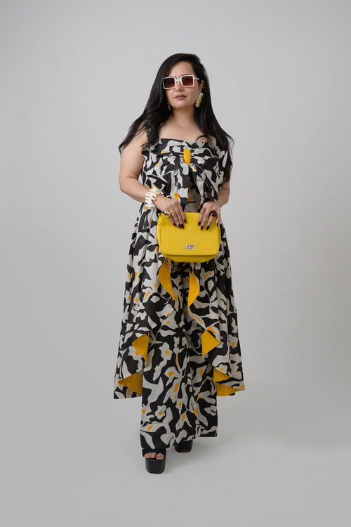 Black & White Cotton Co-ord Set