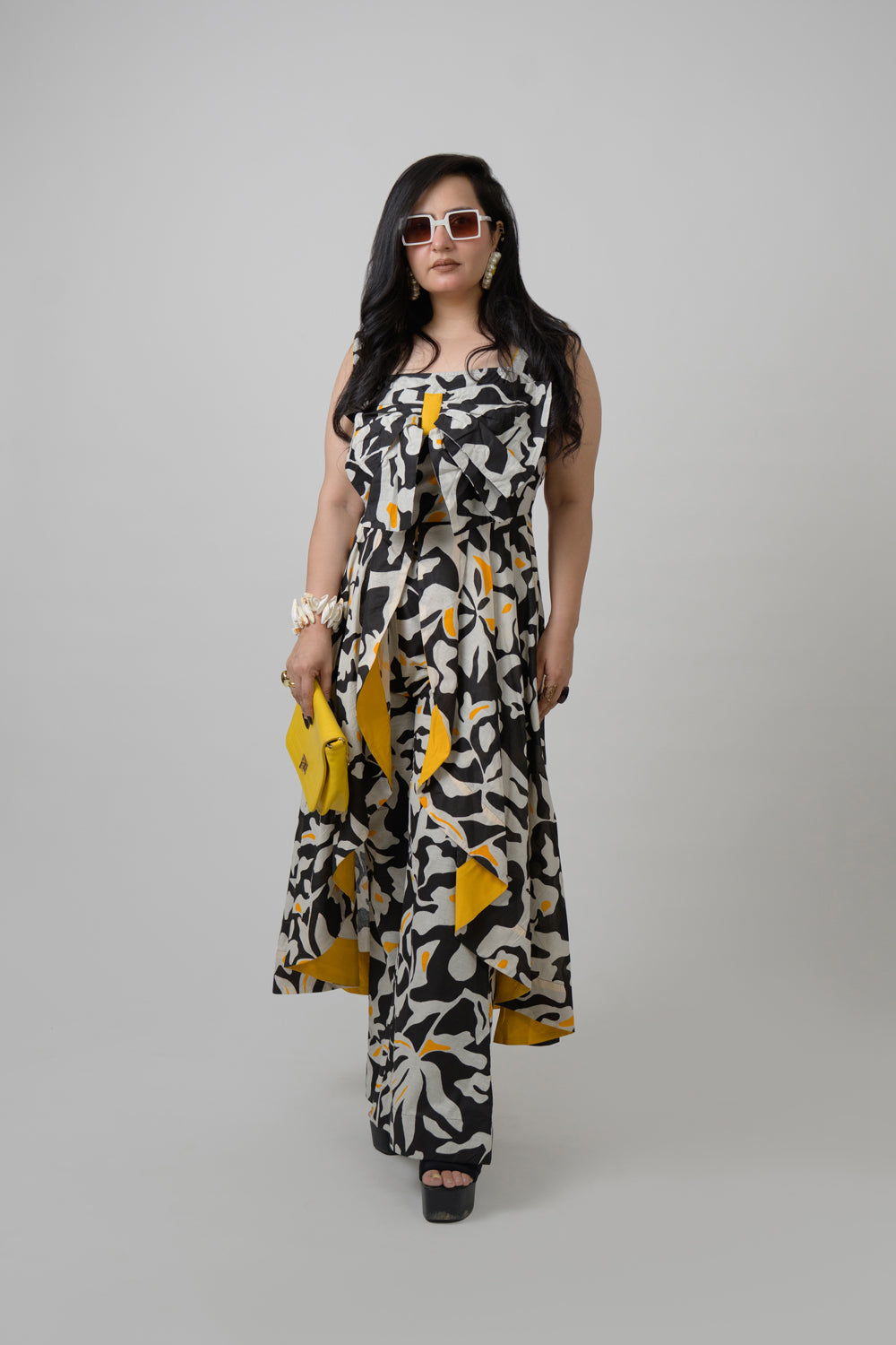 Black & White Cotton Co-ord Set