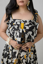 Black & White Cotton Co-ord Set