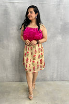 Pink Ombre Organza Dress
