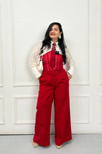 Cherry Red Corset Formal Set